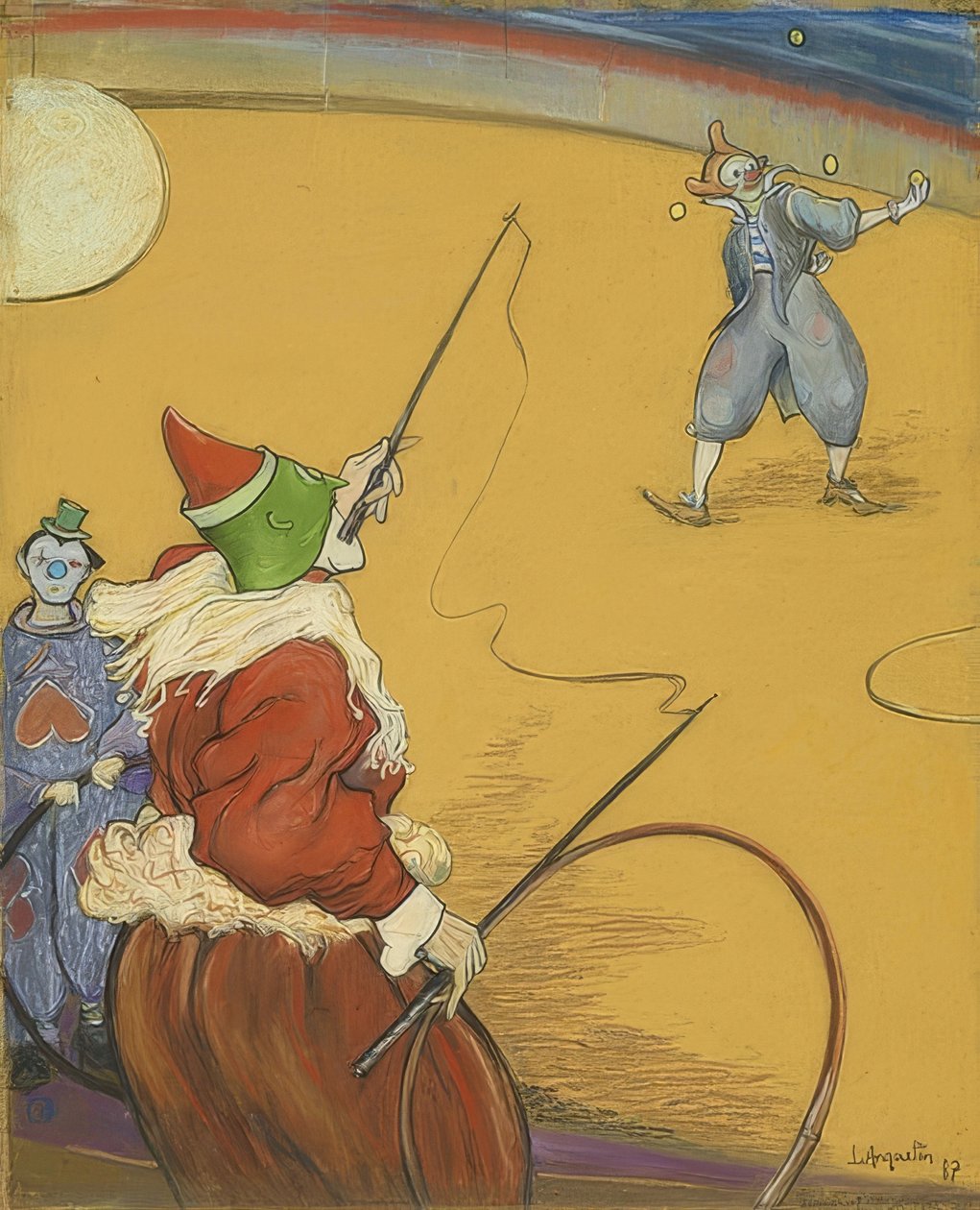 I Maurice cirkus. 1887 af Louis Anquetin