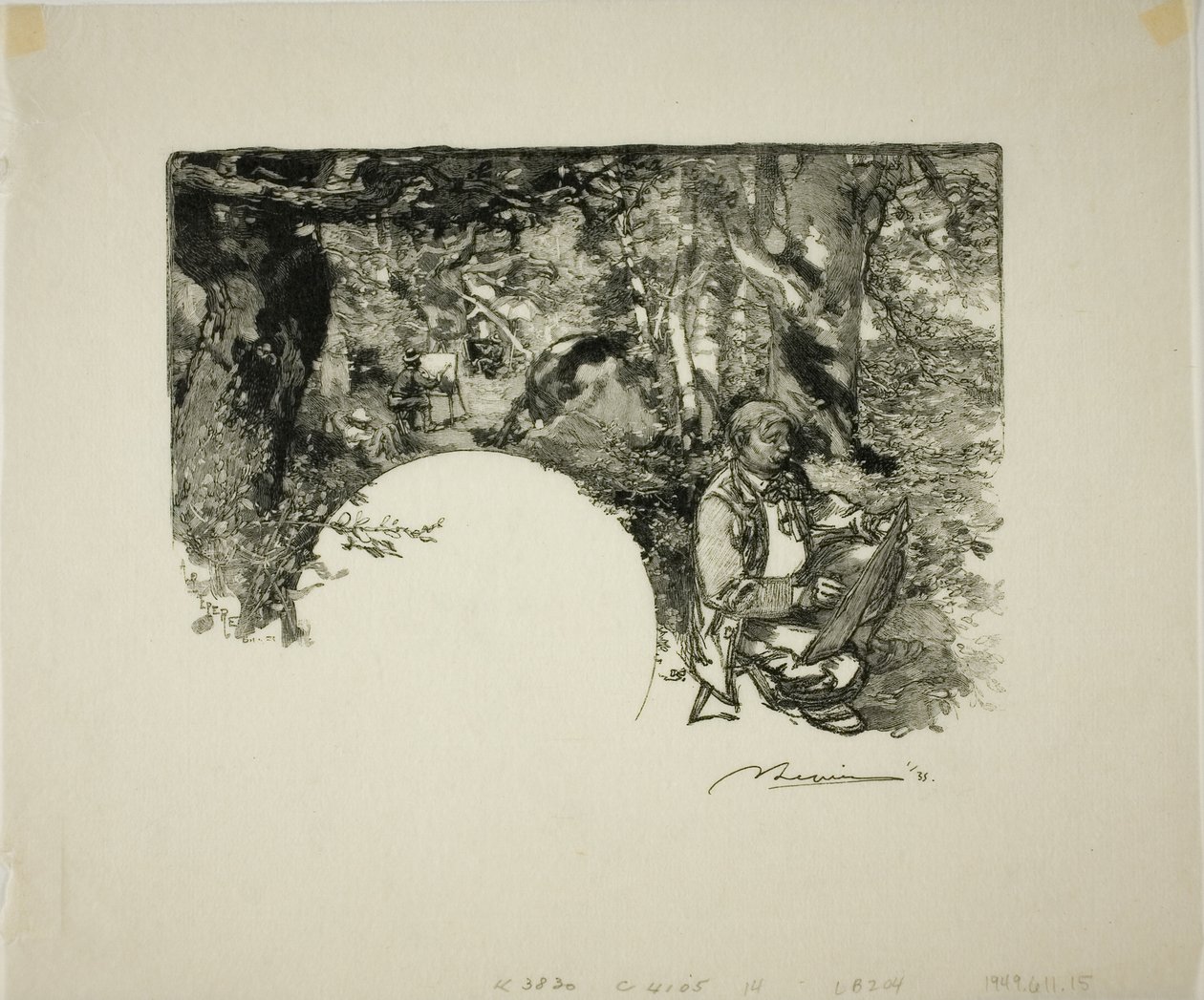 Malere af Louis Auguste Lepère