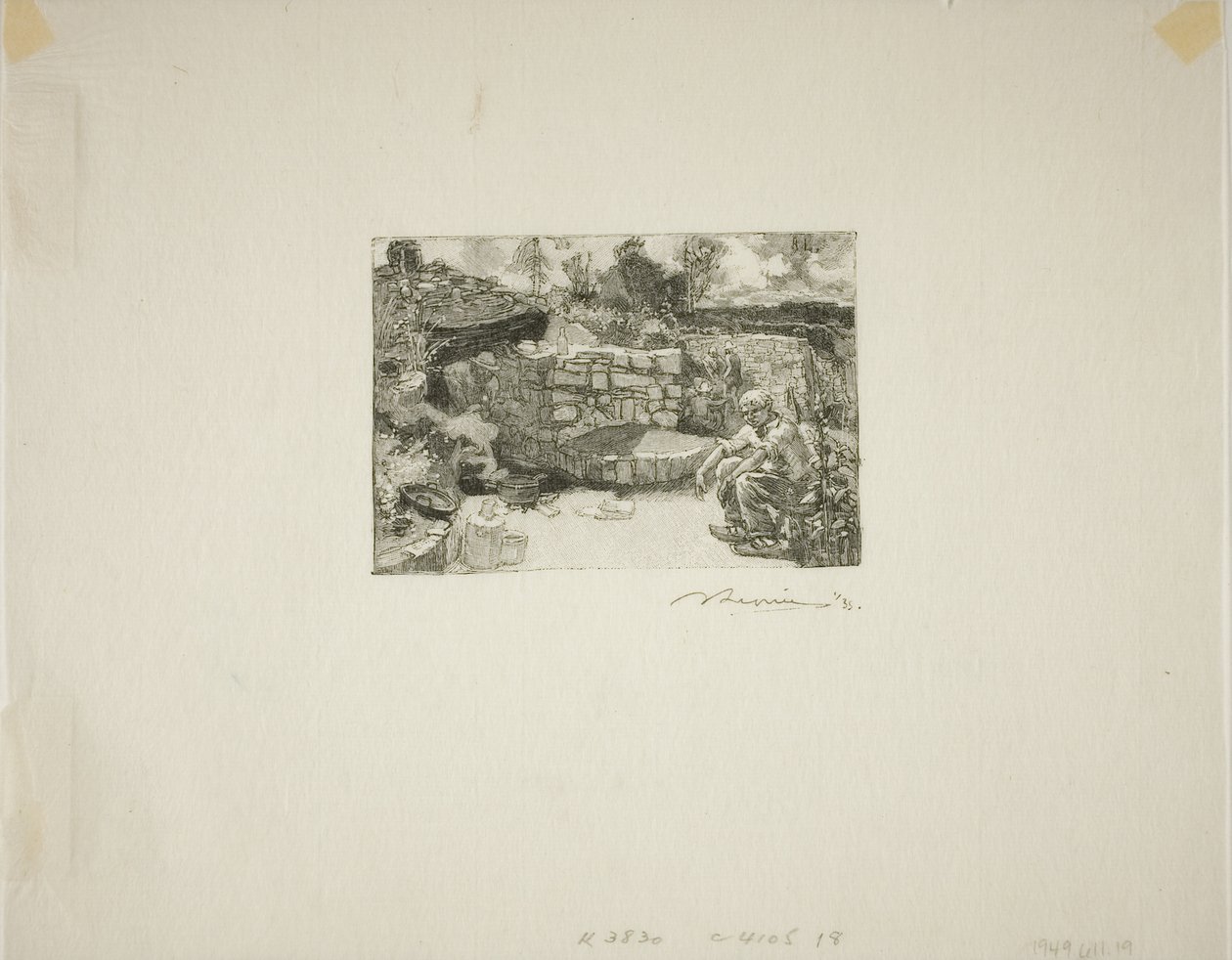 Stenhuggerens hytte af Louis Auguste Lepère