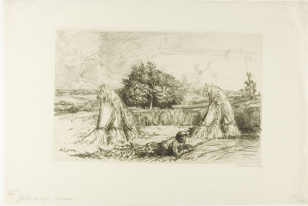 Skiver af rug af Louis Auguste Lepère