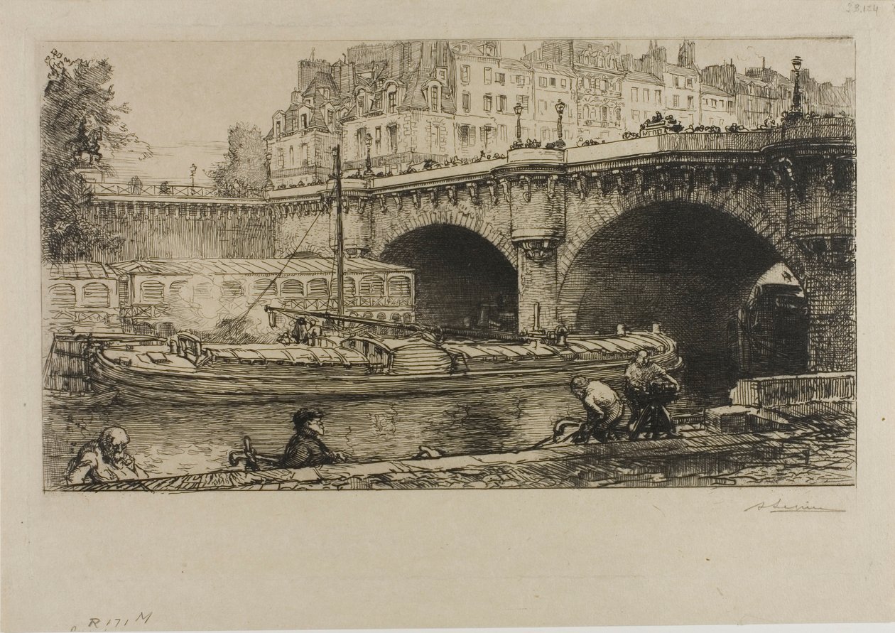Pont-Neuf af Louis Auguste Lepère