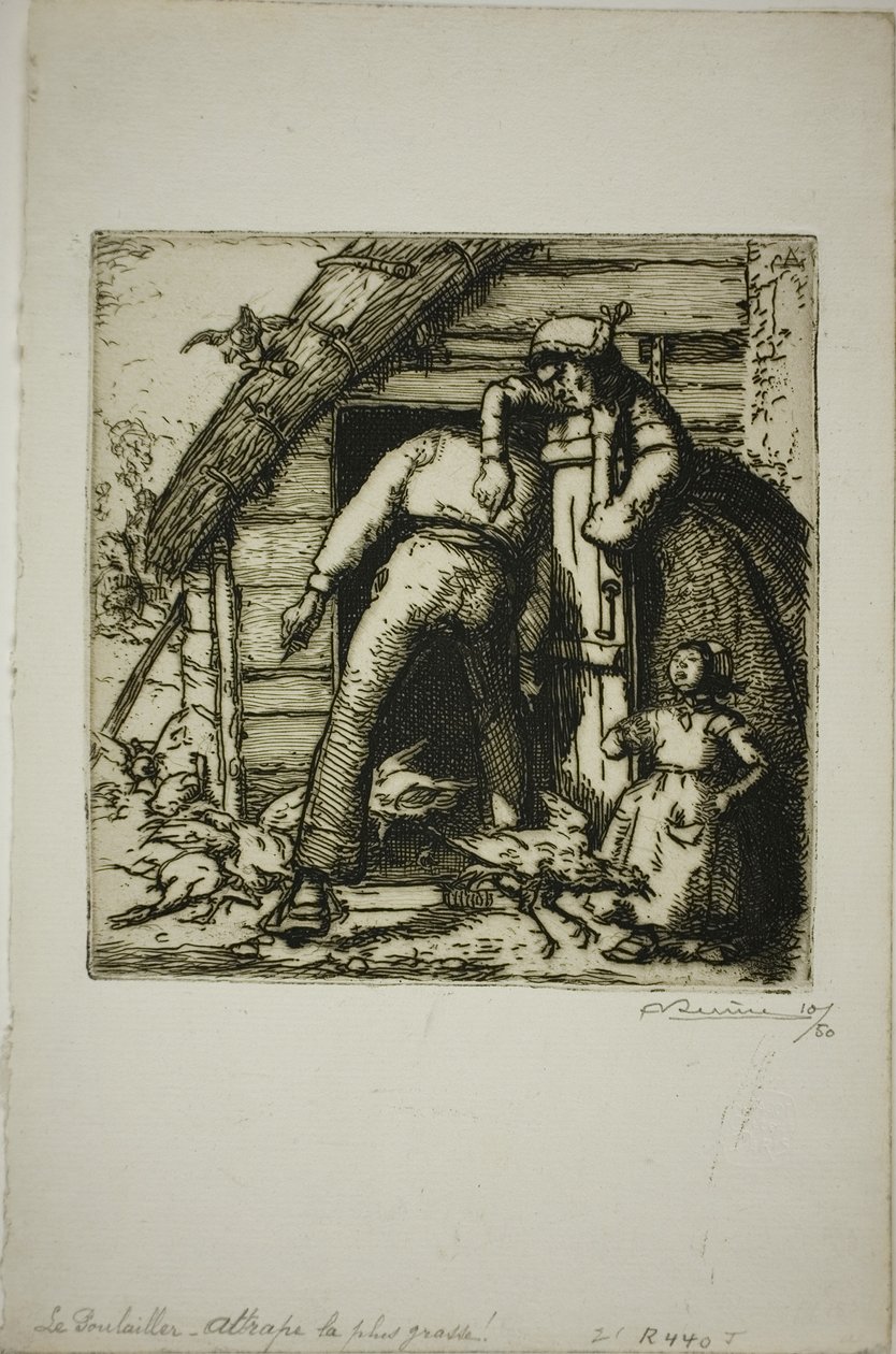 Fjerkræslagteren af Louis Auguste Lepère