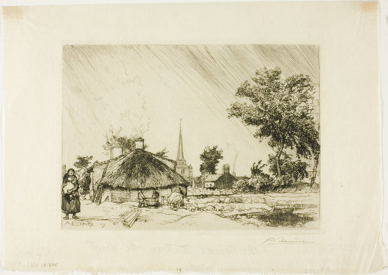 Brusebadet af Louis Auguste Lepère