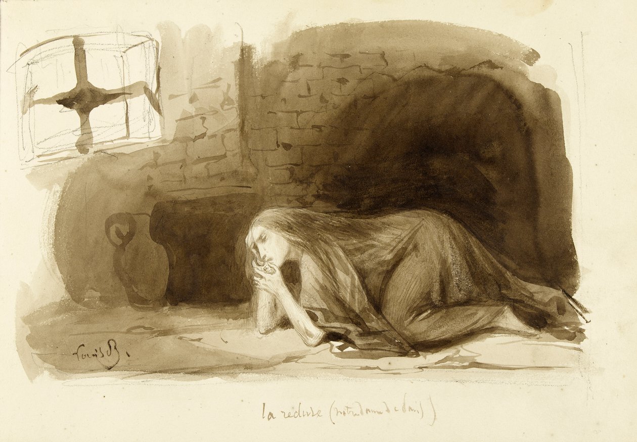La Recluse. af Louis Boulanger