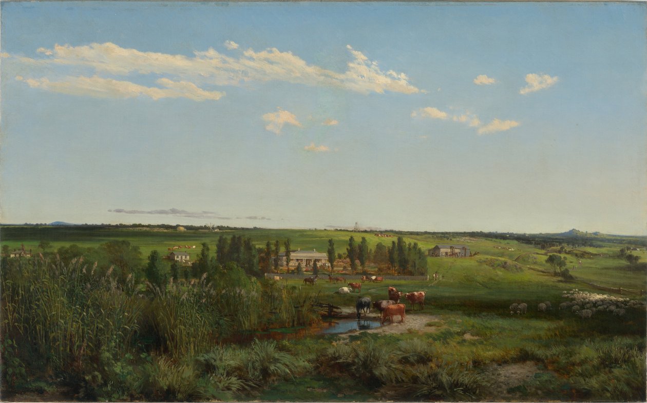 Mount Fyans gård, 1869 af Louis Buvelot