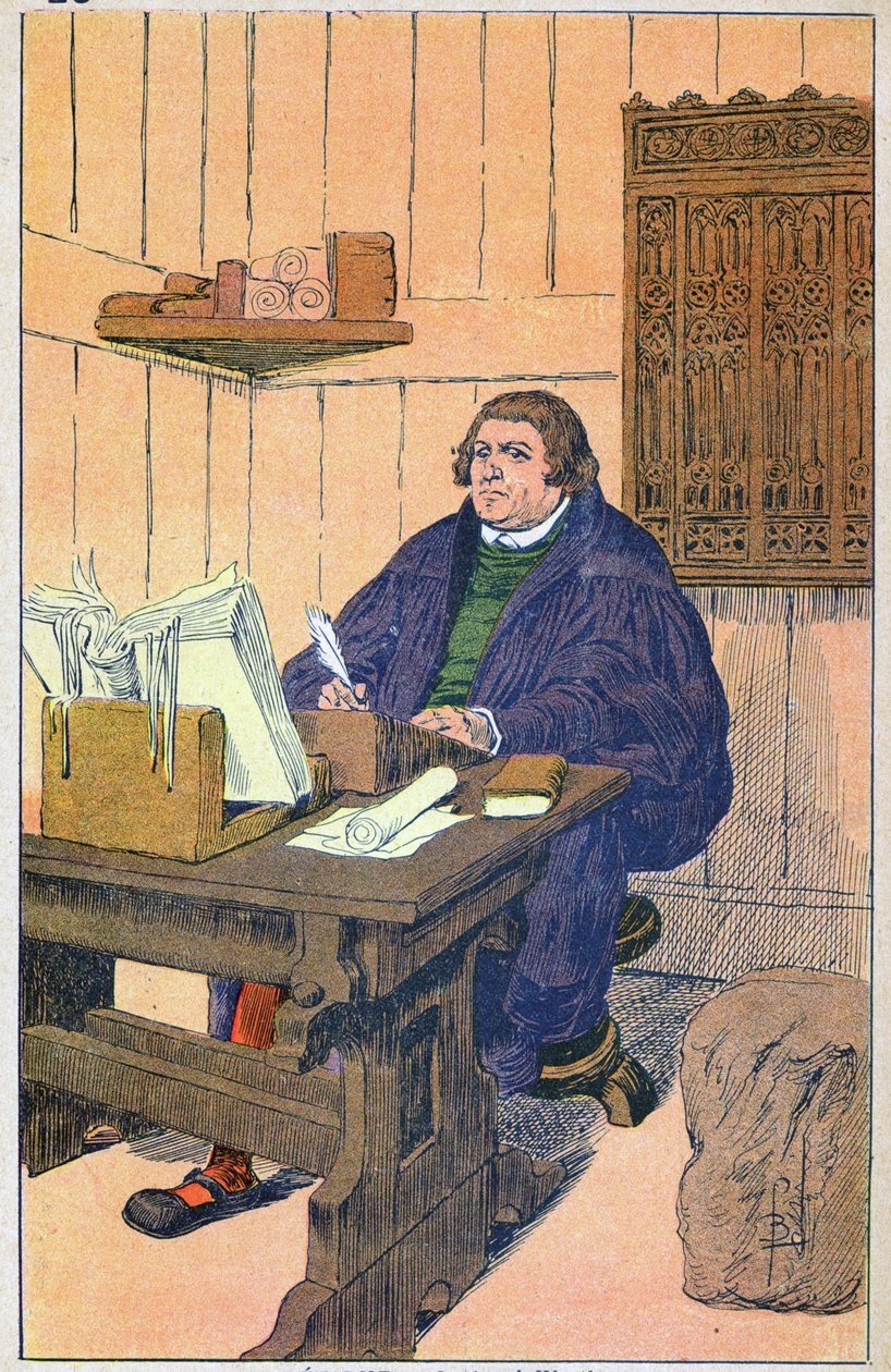 Martin Luther af Louis Charles Bombled
