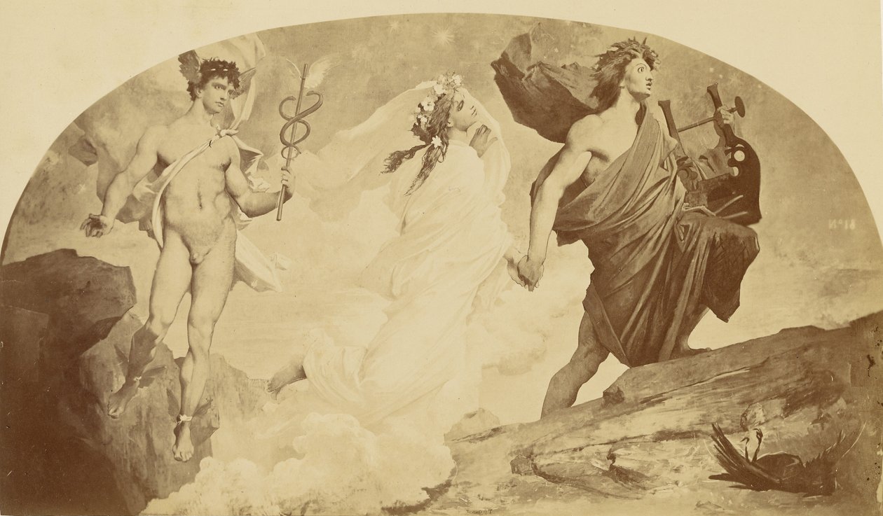 Orfeus og Eurydike af Louis Emile Durandelle