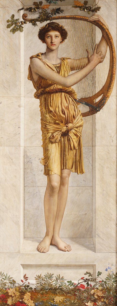 Efterår (olie på lærred) af Louis Fairfax Muckley