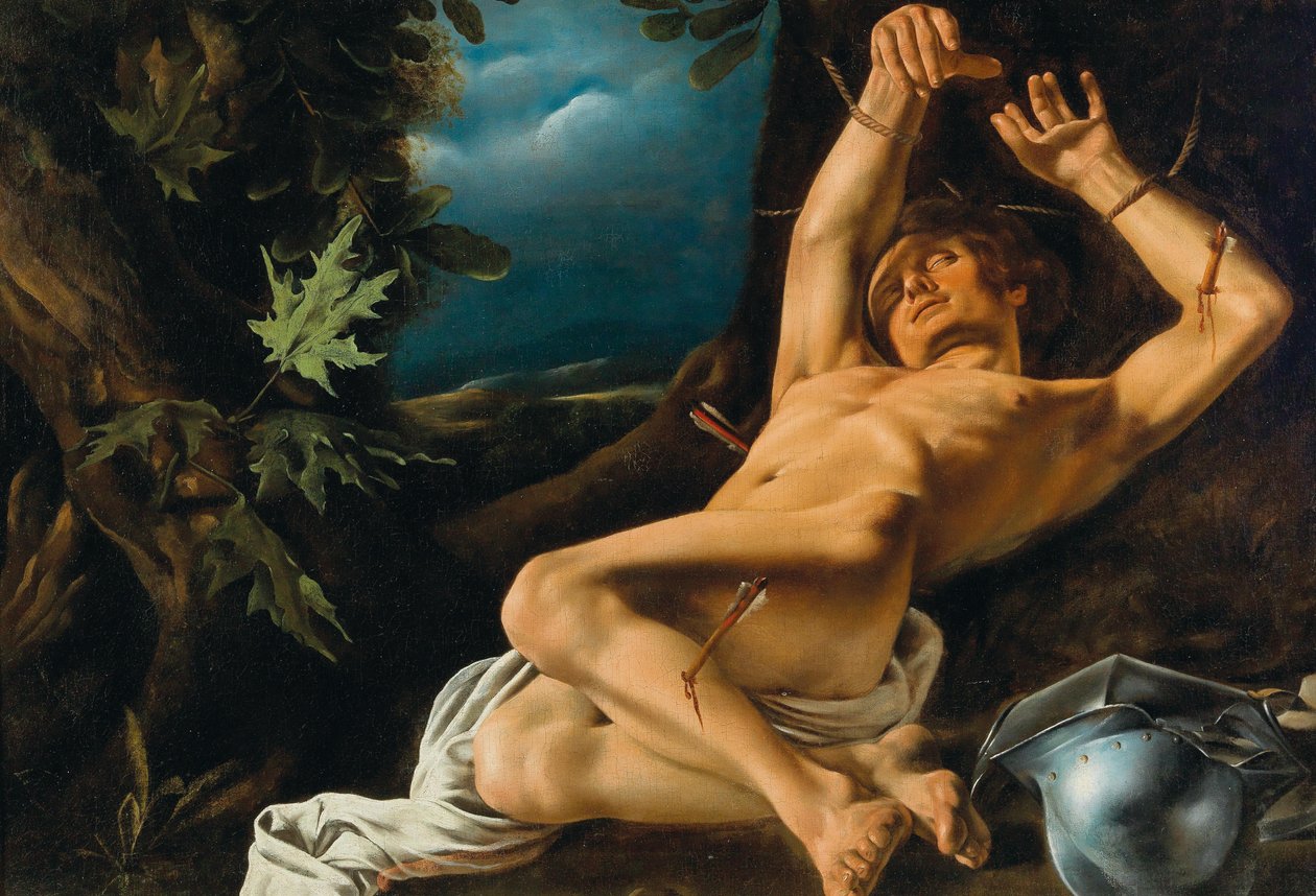 Sankt Sebastian af Louis Finson