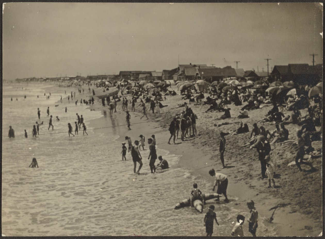 [Strandscene] af Louis Fleckenstein