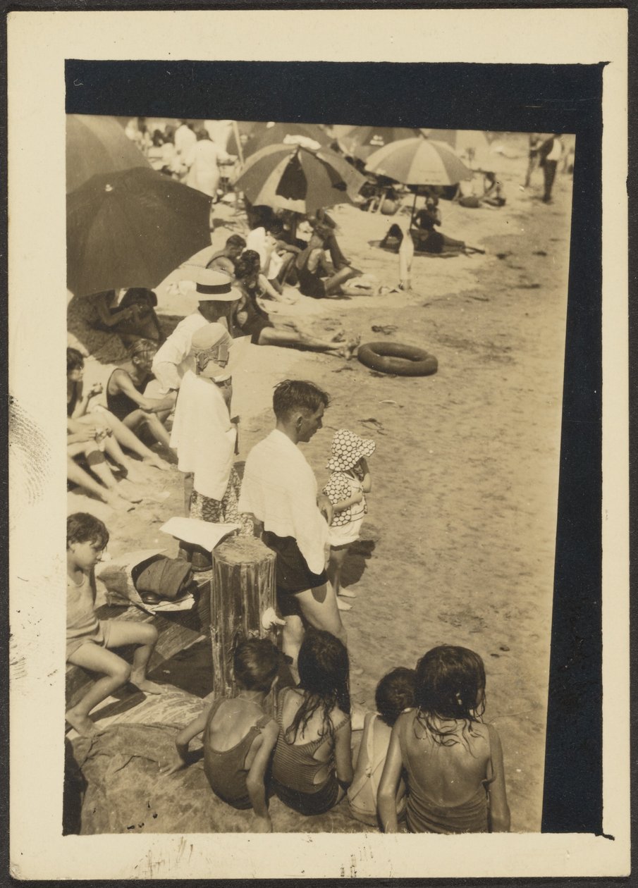[Strandscene] af Louis Fleckenstein