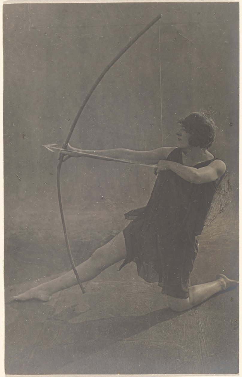 [Knælende bueskytte] af Louis Fleckenstein