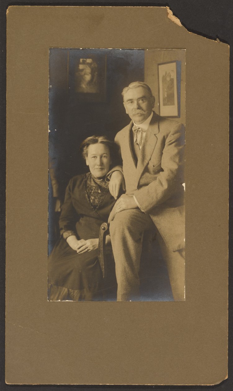 [Portræt af Fleckenstein og hans kone]. af Louis Fleckenstein