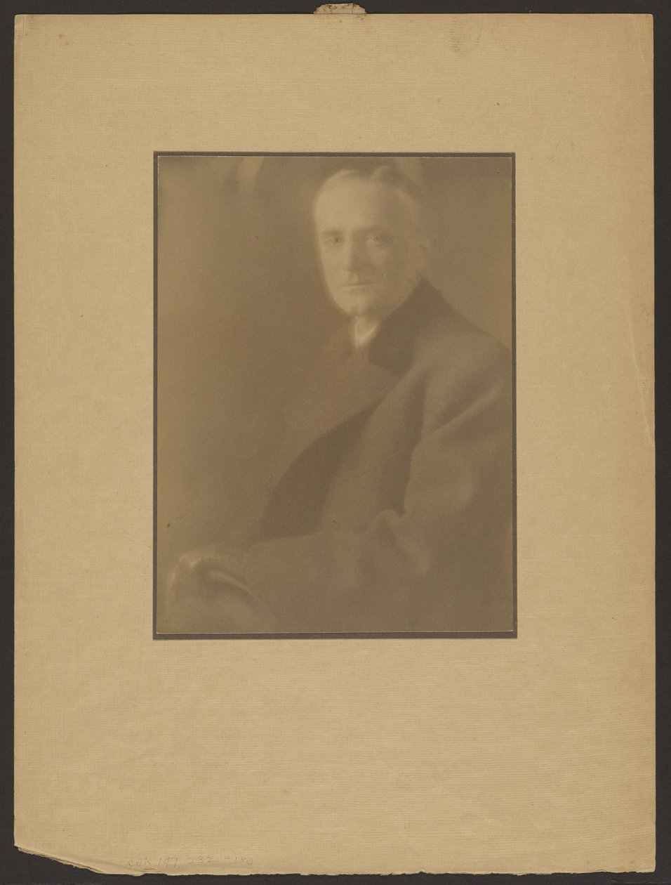 Portræt af George Eastman af Louis Fleckenstein