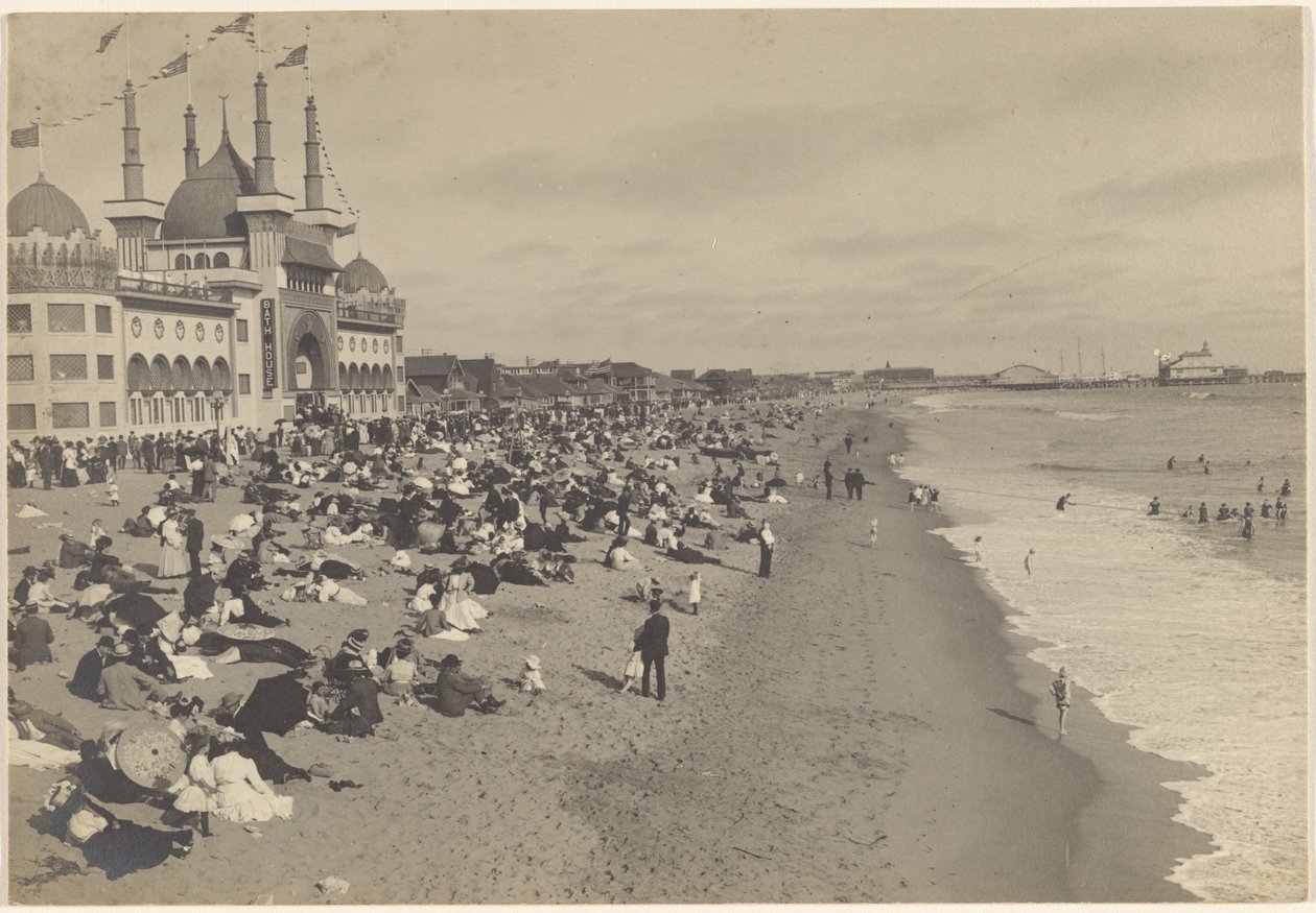 [Seaside Scene] af Louis Fleckenstein