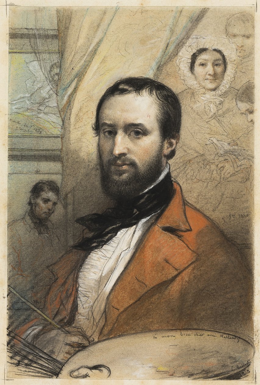 Selvportræt af Louis Gallait