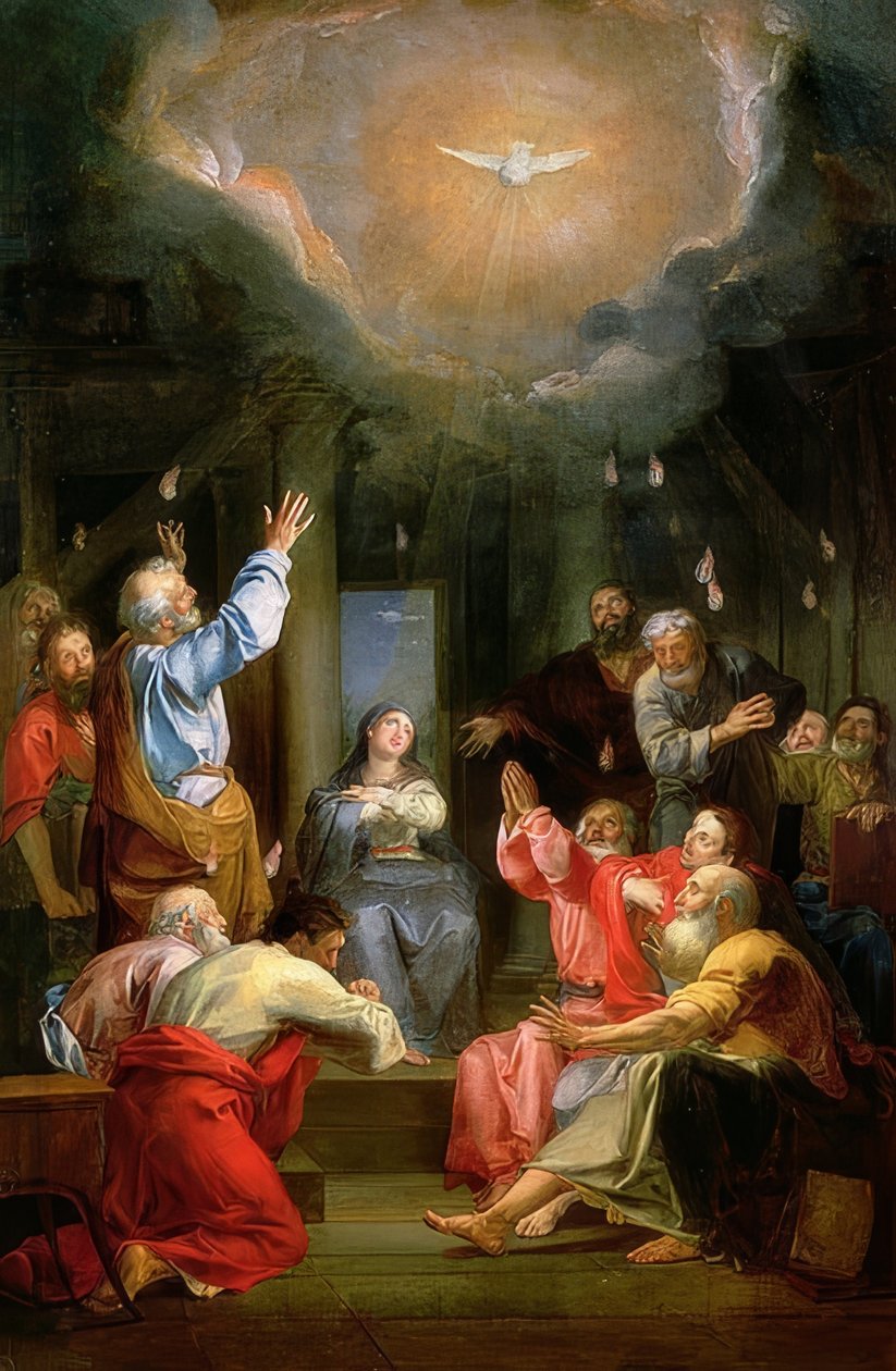 Helligåndens nedstigning (La Pentecôte) af Louis Galloche