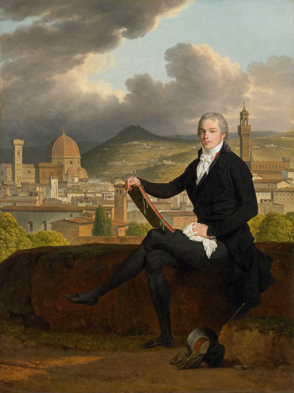 Portræt af Dr. Thomas Penrose (1769-1851) af Louis Gauffier