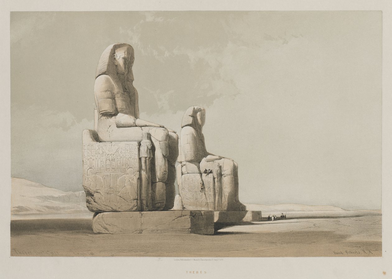 Egypten og Nubien, bind I: Theben af Louis Haghe
