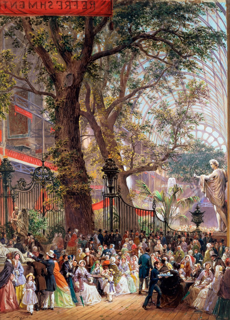 Store Udstilling, 1851: interiør af Louis Haghe