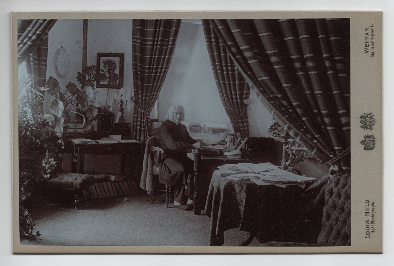 Franz Liszt (1811-1886) (1886, fotografi) af Louis Held
