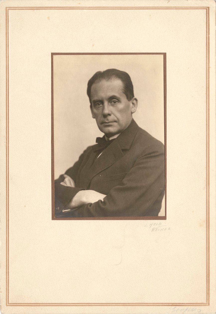 Walter Gropius 1883-1969, begyndelsen af 1920
