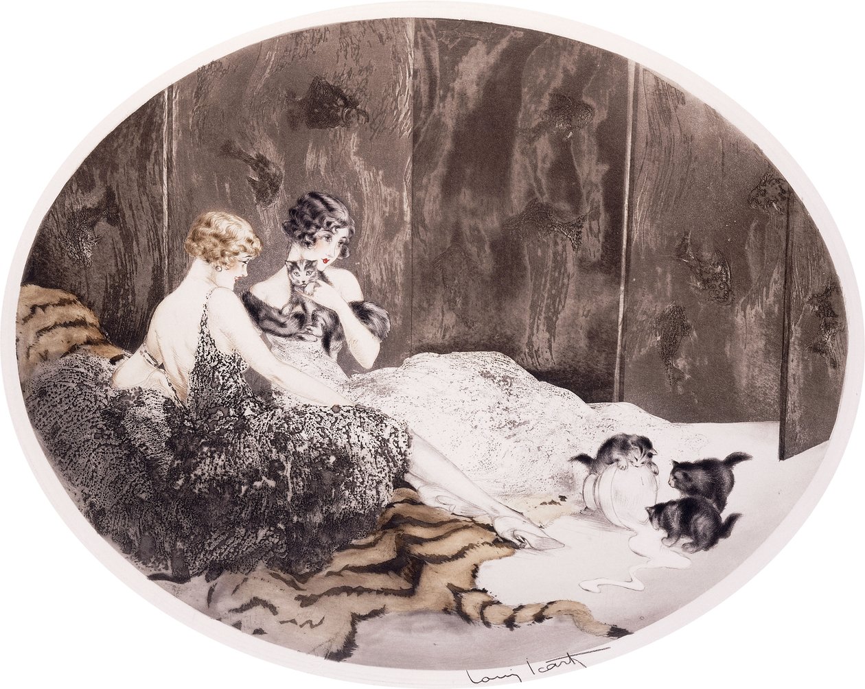 Spildt mælk af Louis Icart