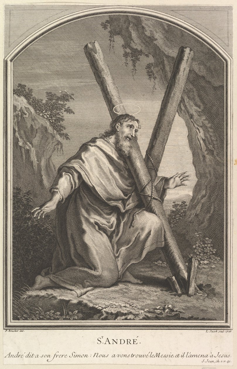 Sankt Andreas, 1726. af Louis Jacob