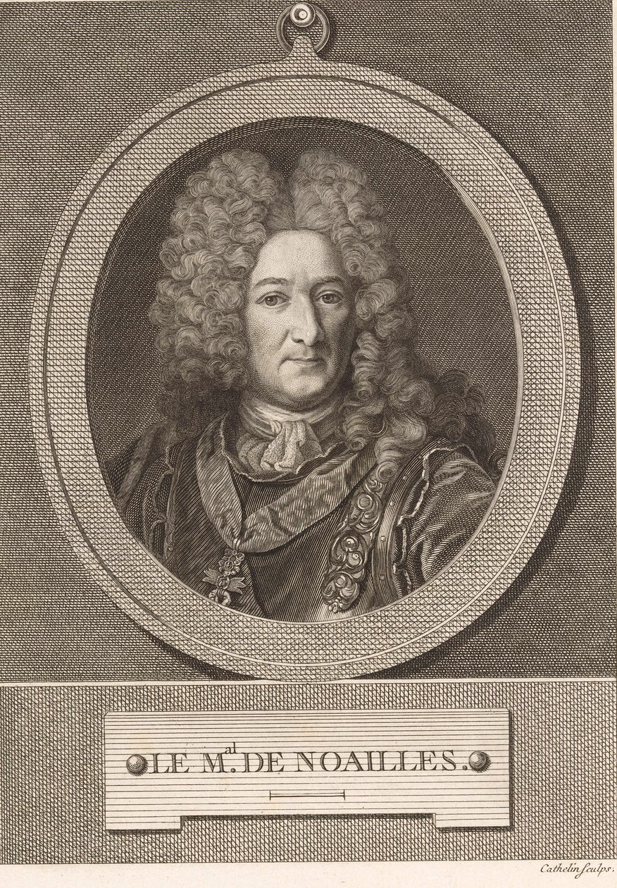 Fransk: Anne-Jules de Noailles af Louis Jacques Cathelin
