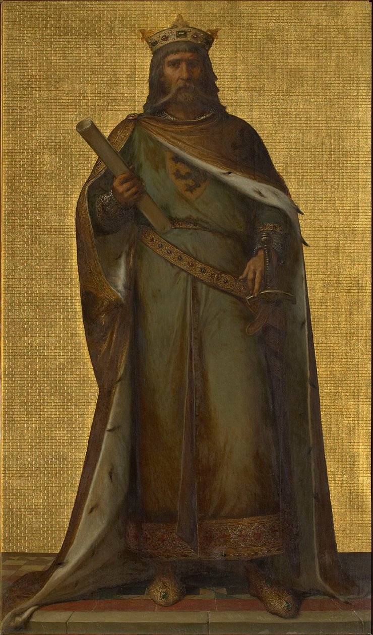 Filip I af Alsace, 1872-1877. af Louis Joseph Gallait