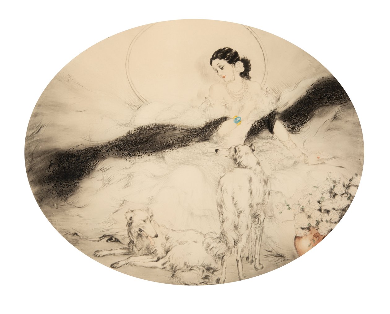 The Lady of the Camellia, 1927. af Louis Justin Laurent Icart