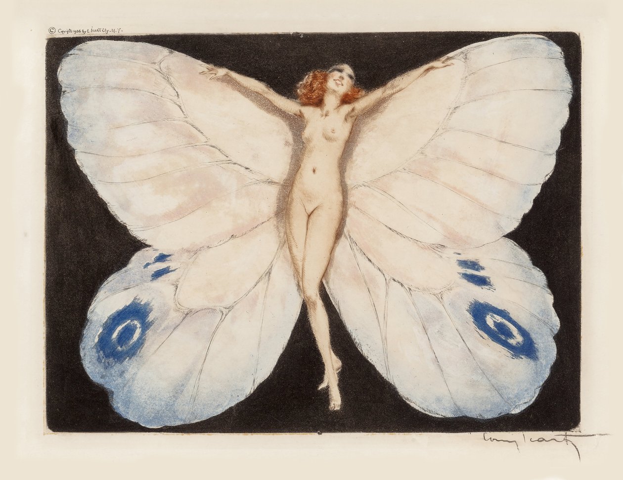 Åbne vinger, 1936. af Louis Justin Laurent Icart