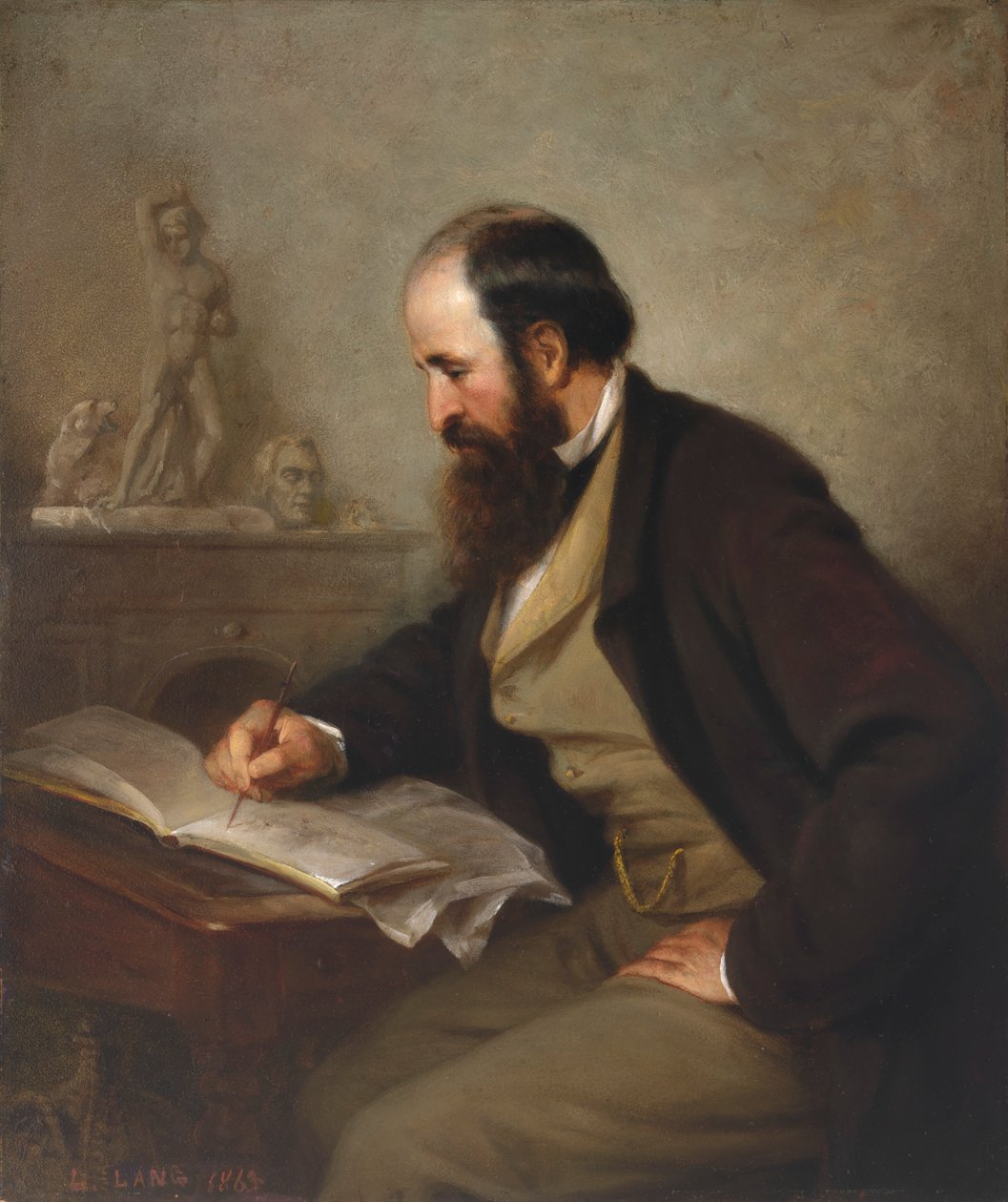 Henry Kirke Brown, 1863. af Louis Lang