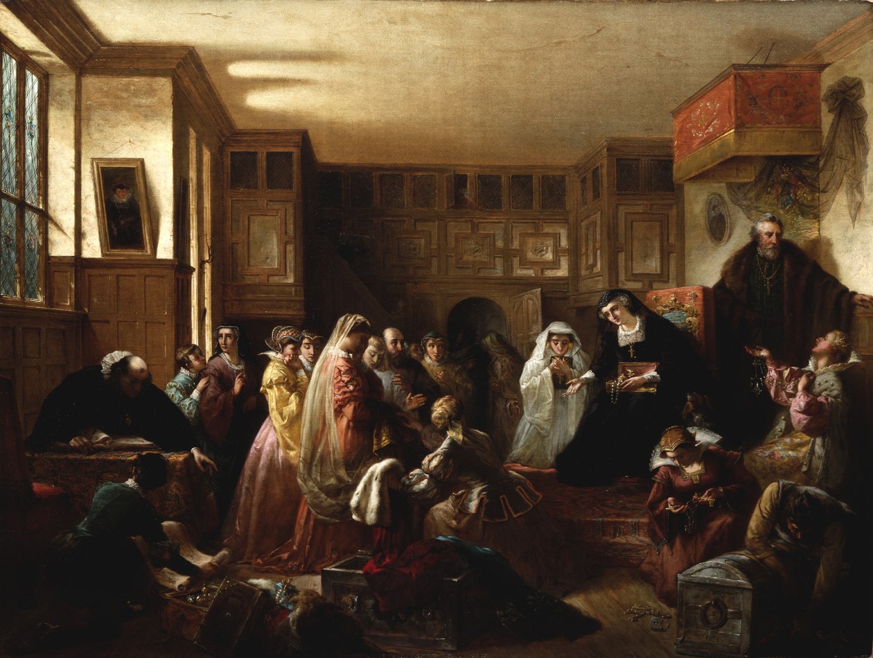 Mary, Queen of Scots, deler sine juveler af Louis Lang