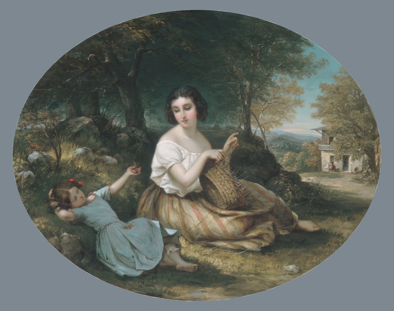 Kurvemageren, 1853. af Louis Lang
