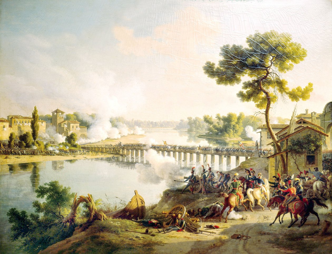 Slaget ved Lodi (1796) af Louis Lejeune