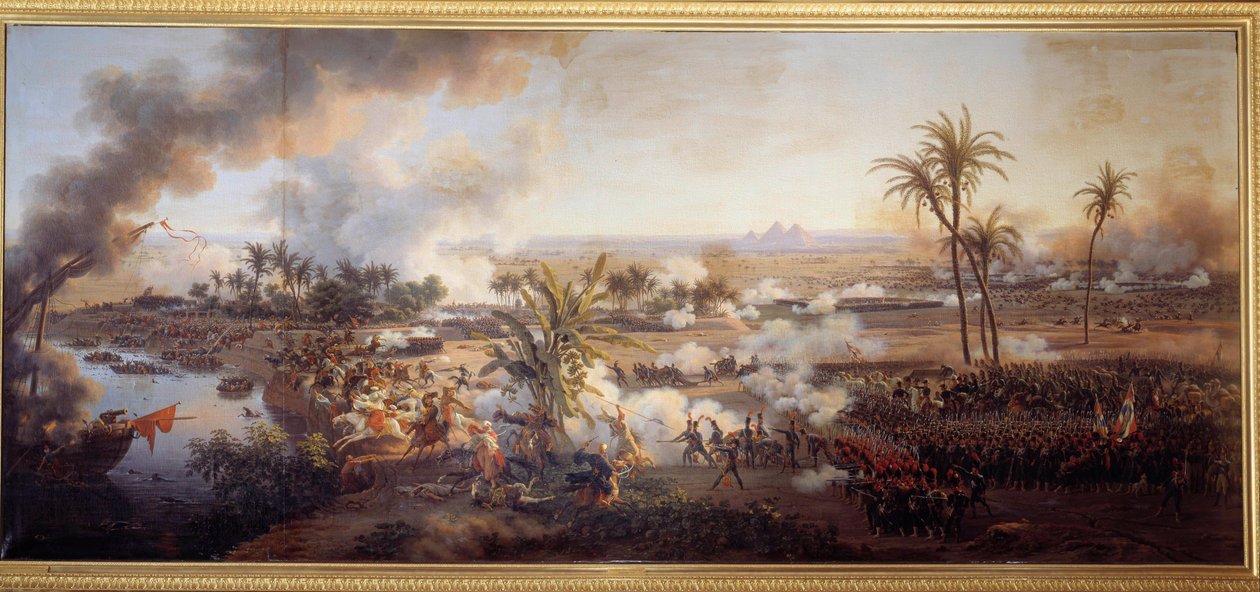 Slaget ved pyramiderne, 21. juli af Louis Lejeune