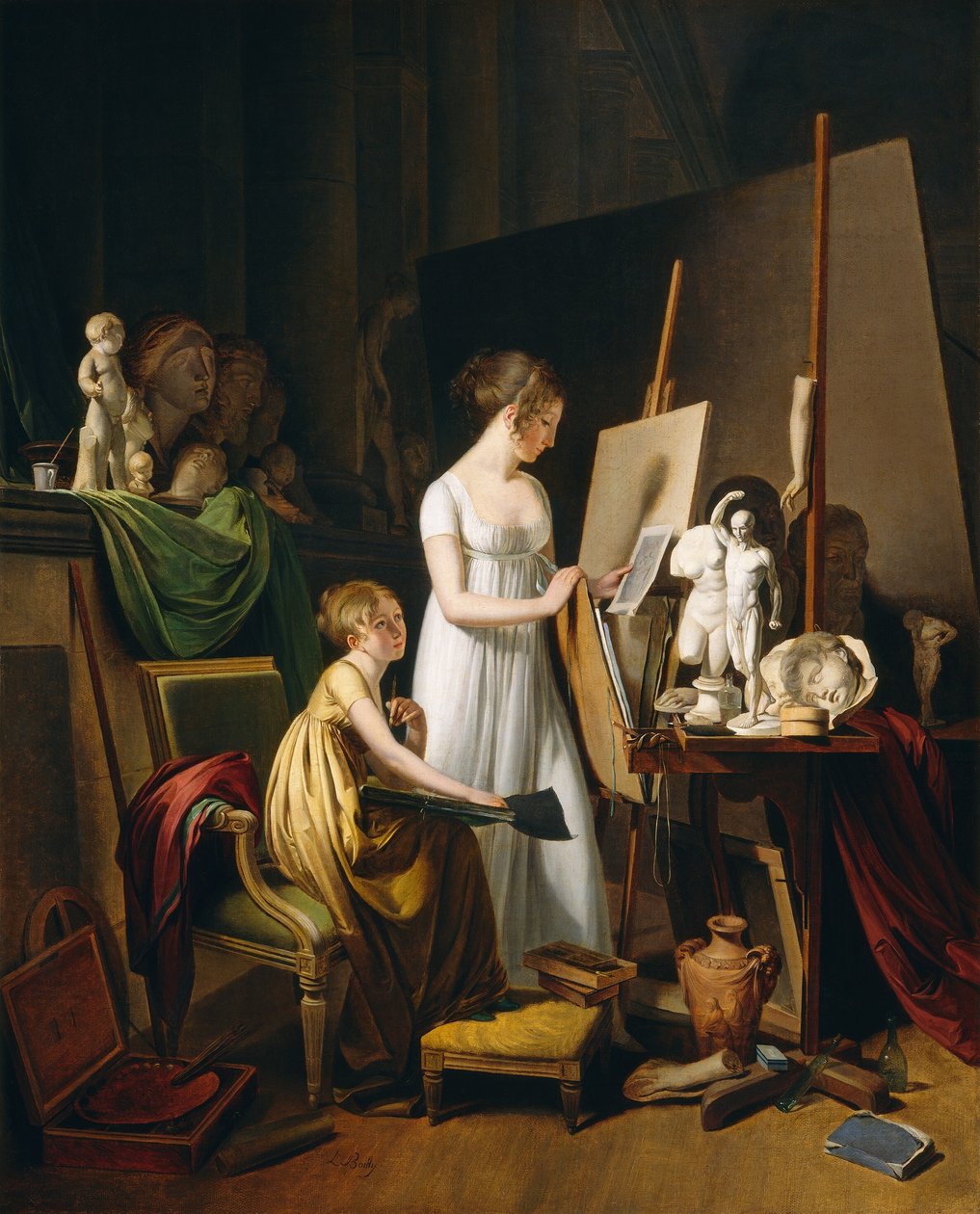 Et malers studie af Louis Leopold Boilly