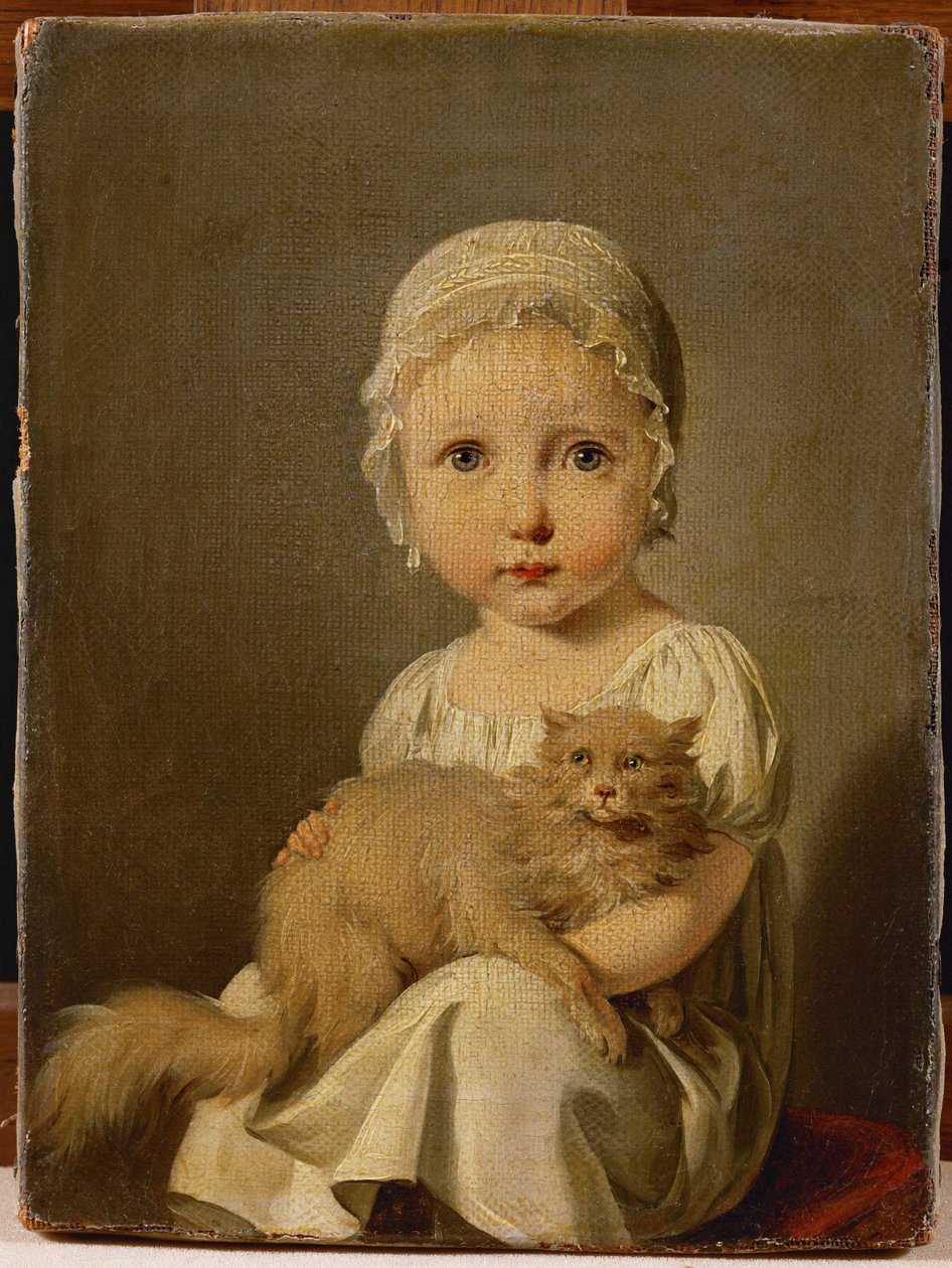 Gabrielle Arnault, barn - Gabrielle Arnault ... af Louis Leopold Boilly