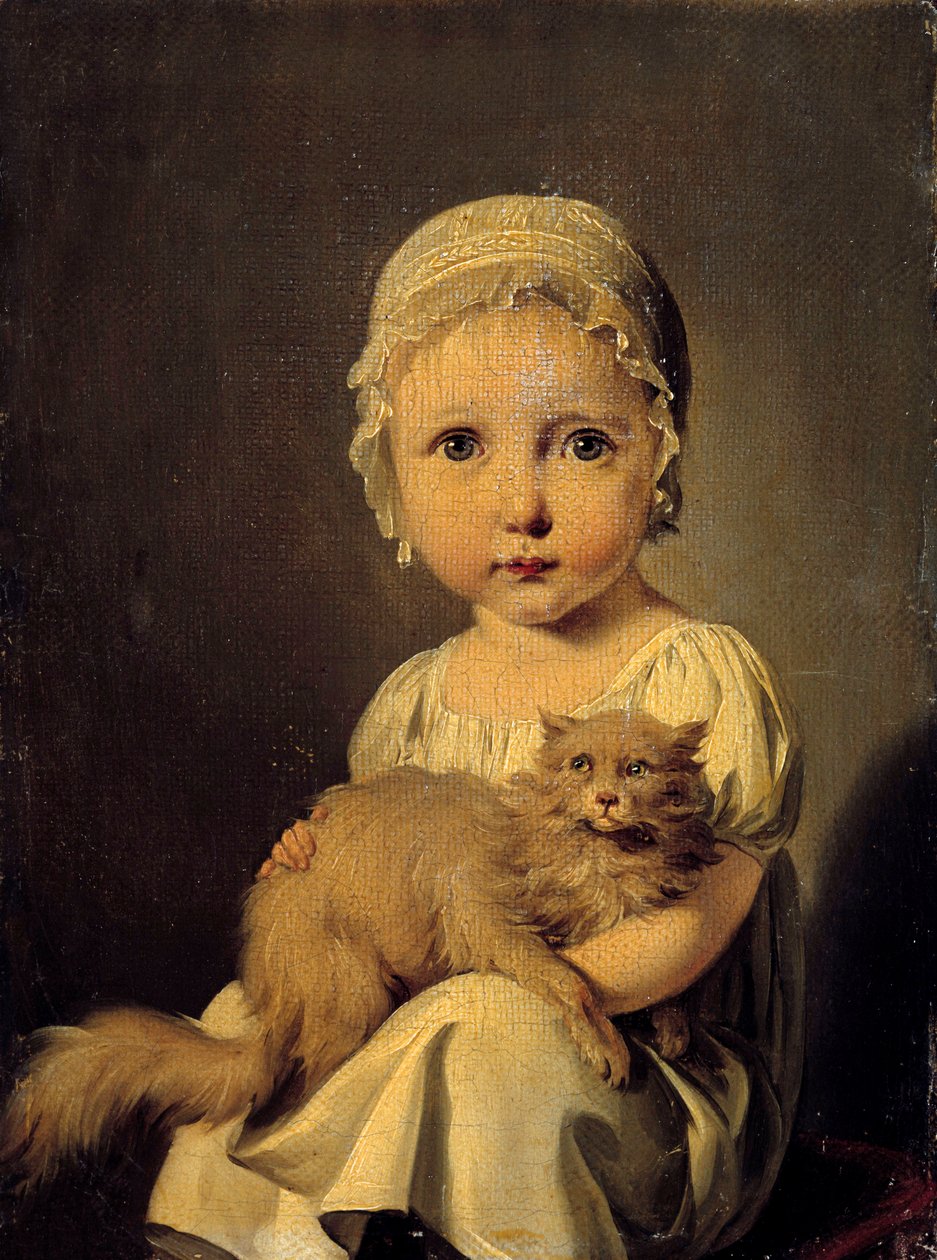 Portrait of Gabrielle Arnaultdani af Louis Leopold Boilly