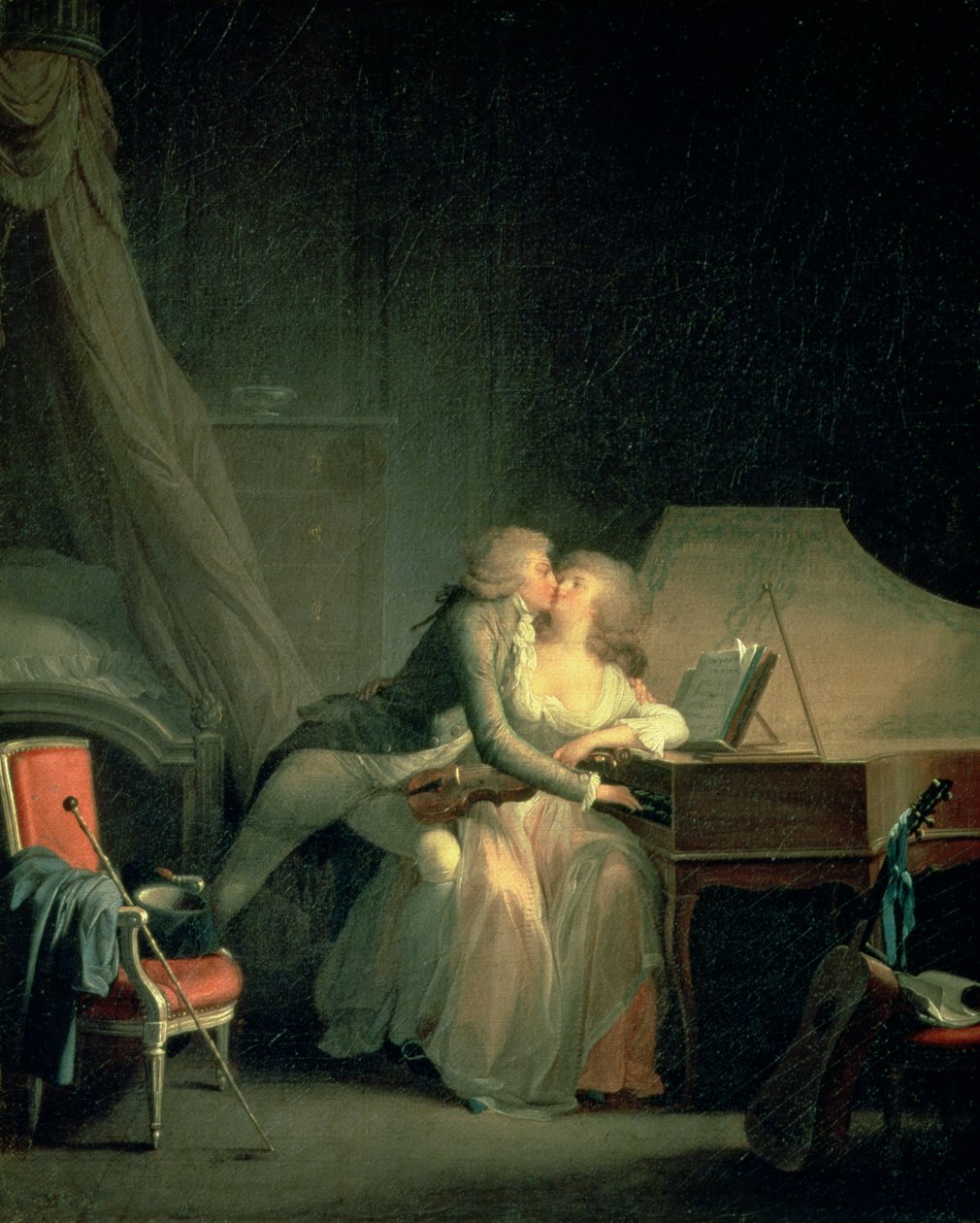 Præludium (olie på lærred) af Louis Leopold Boilly