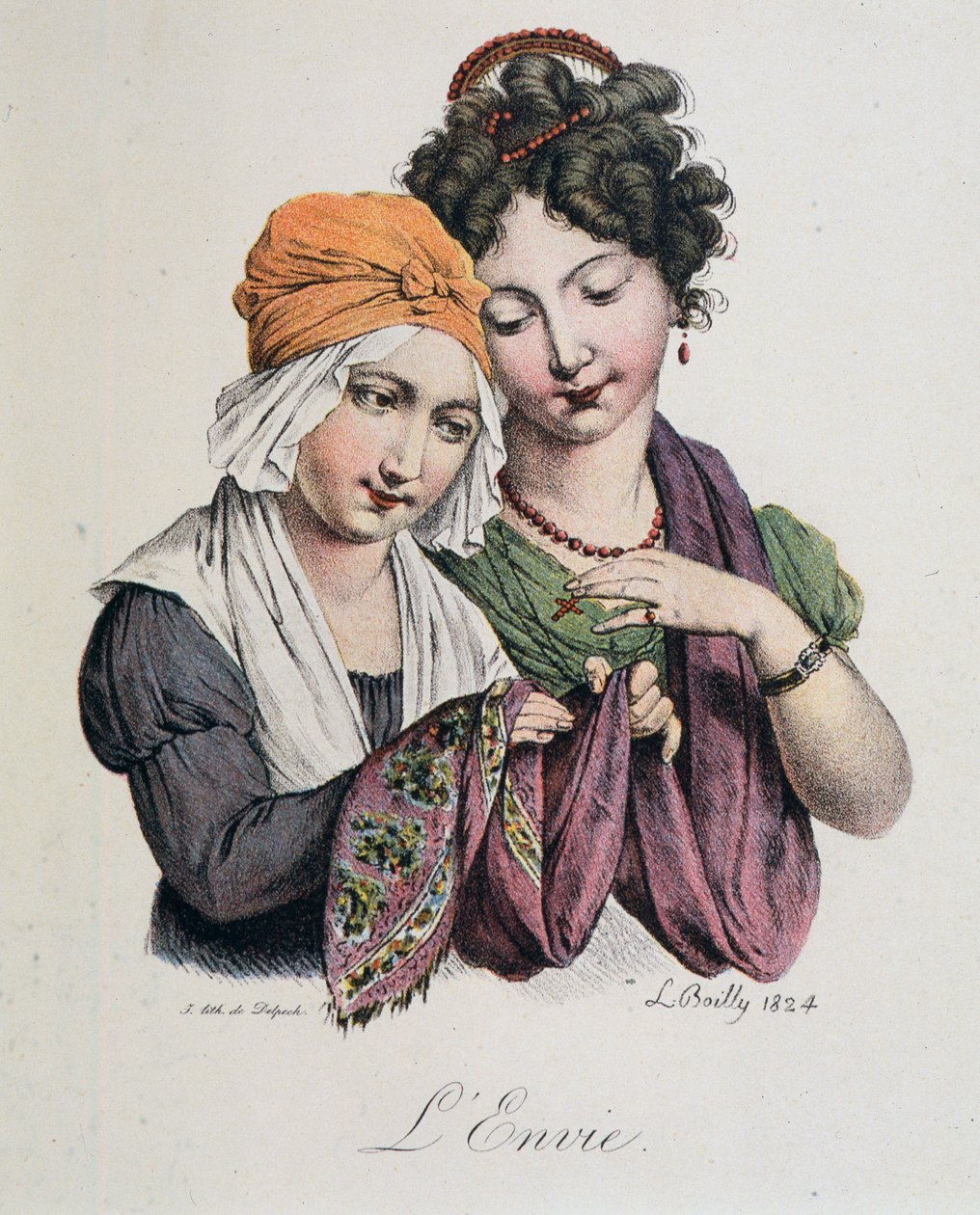De syv dødssynder: Afund af Boilly af Louis Leopold Boilly