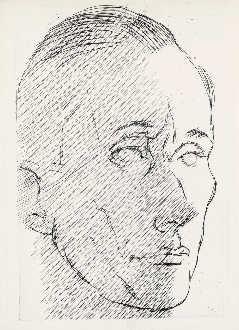 Portræt af Marc Chadourne (Brive af Louis Marcoussis