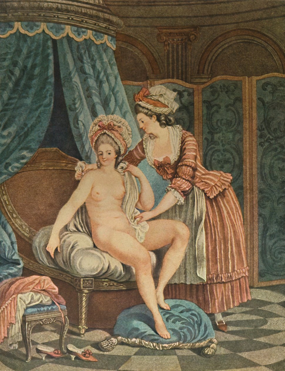 Le Bain, The Bath, c1765-1790, 1913 af Louis Marin Bonnet