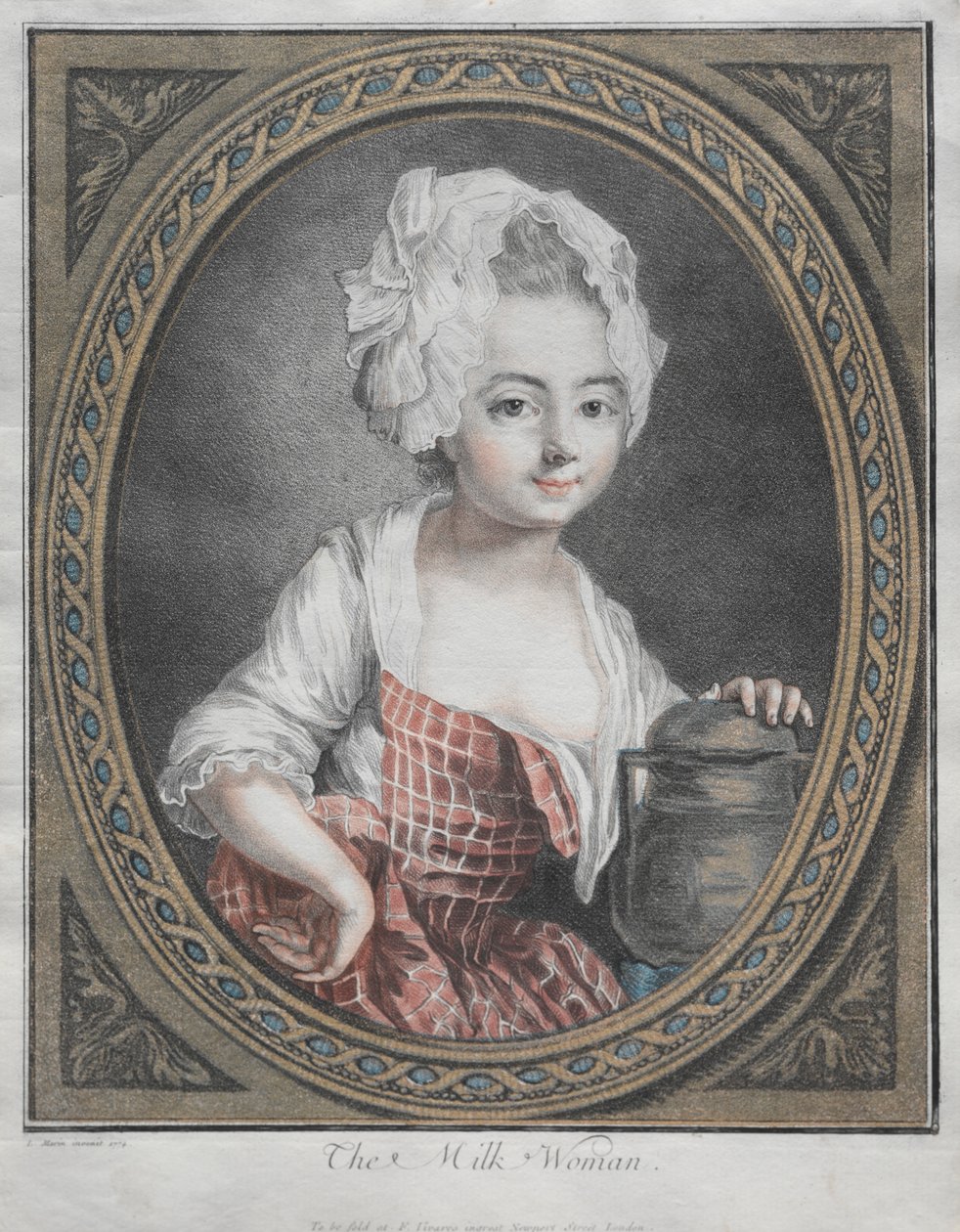 Mælkekvinden af Louis Marin Bonnet