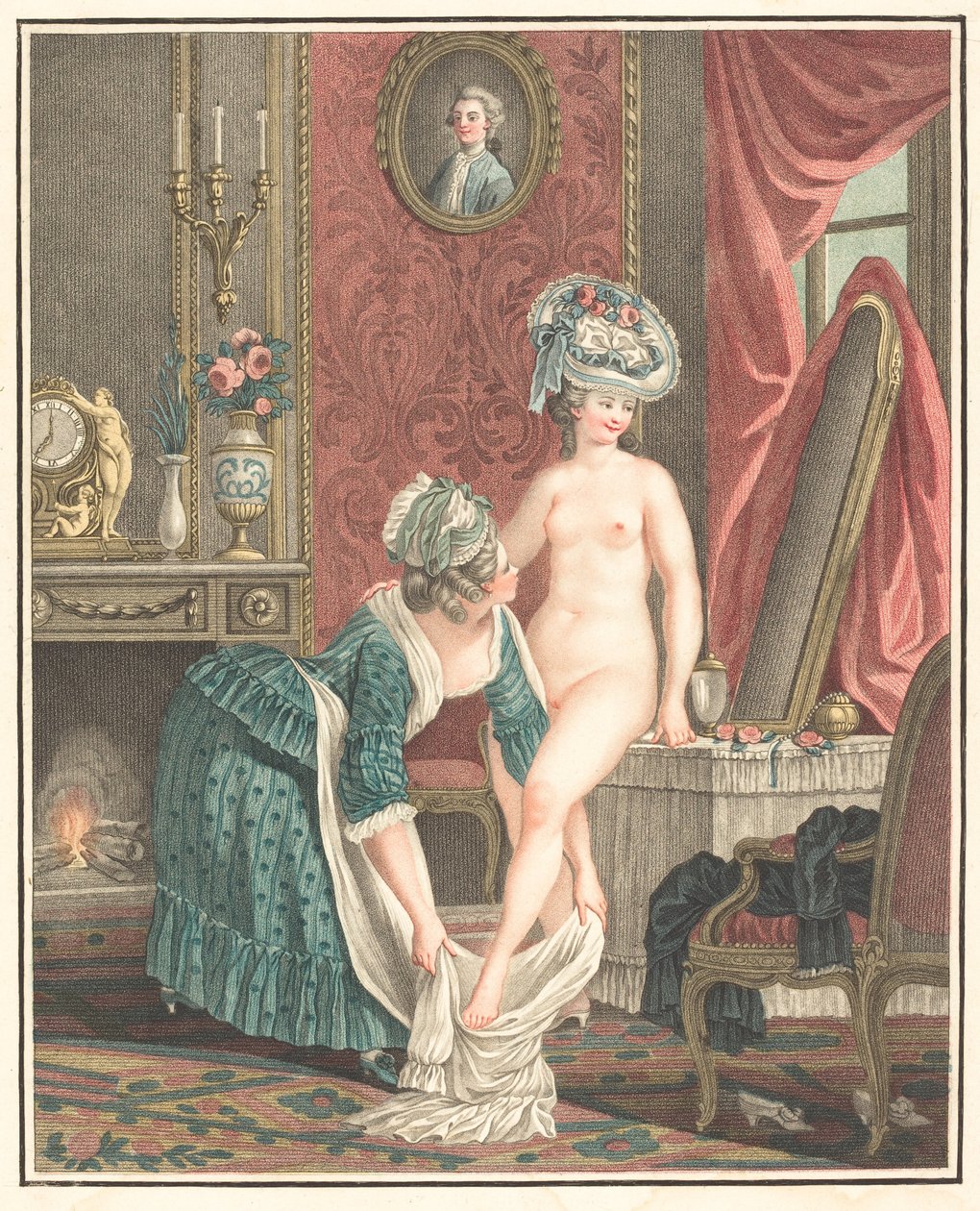 Toilettet af Louis Marin Bonnet after Nicolas René Jollain