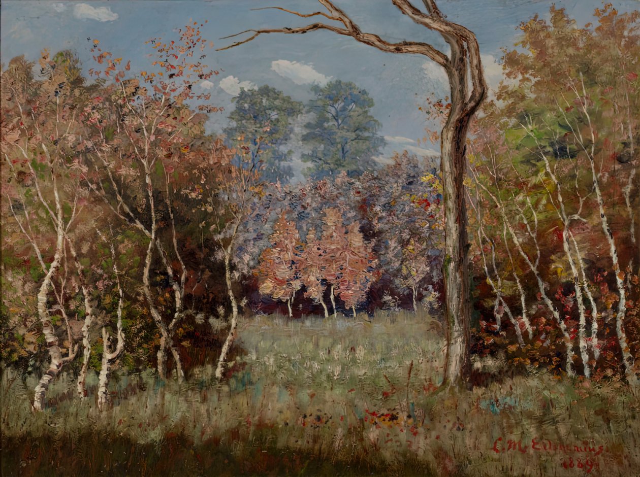 Efterårslandskab, 1889. af Louis Michel Eilshemius