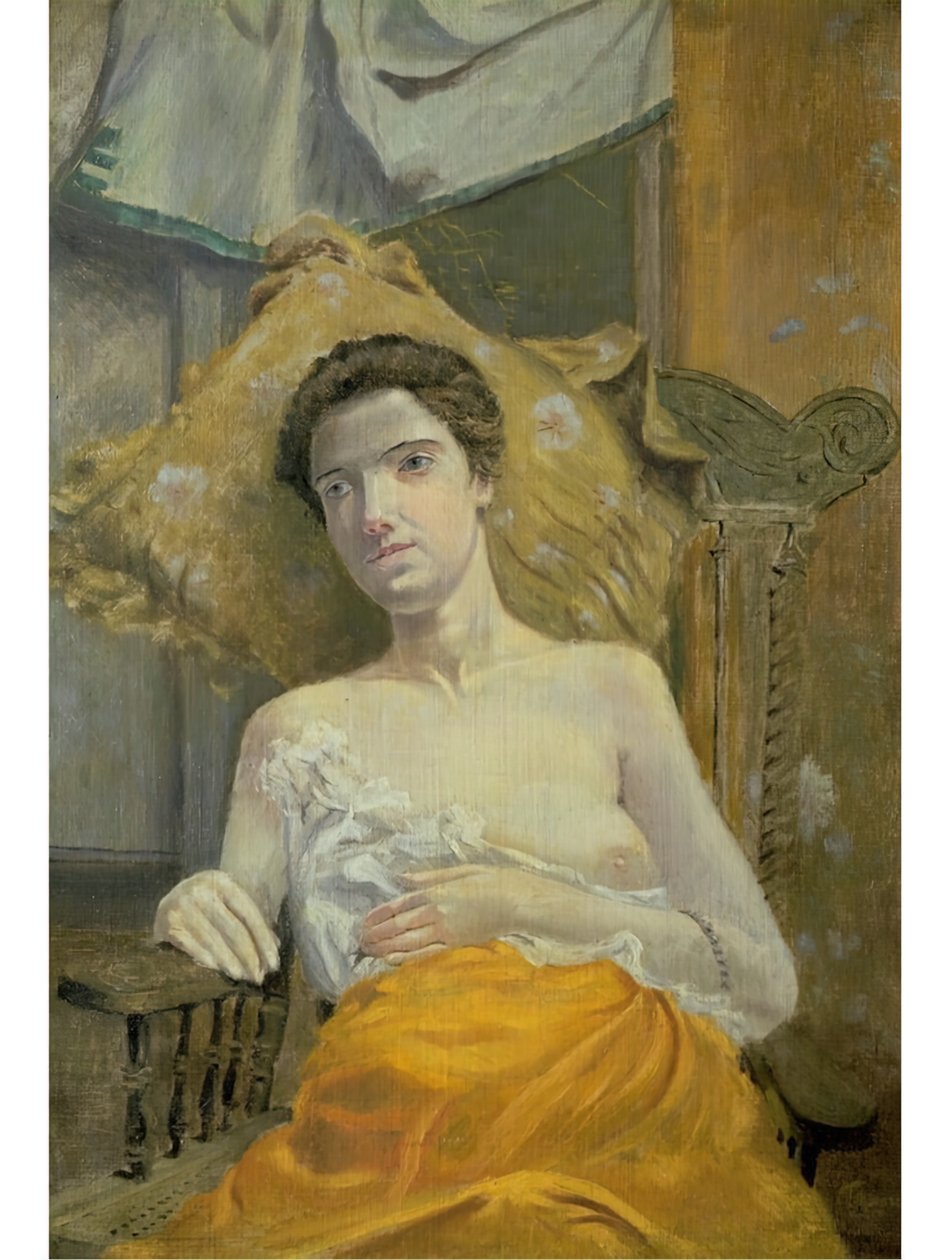 Moder Bereft, ca. 1890. af Louis Michel Eilshemius