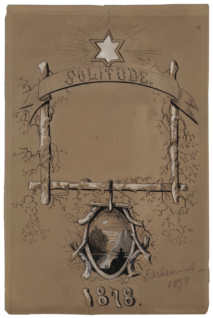 Ensomhed, 1878. af Louis Michel Eilshemius
