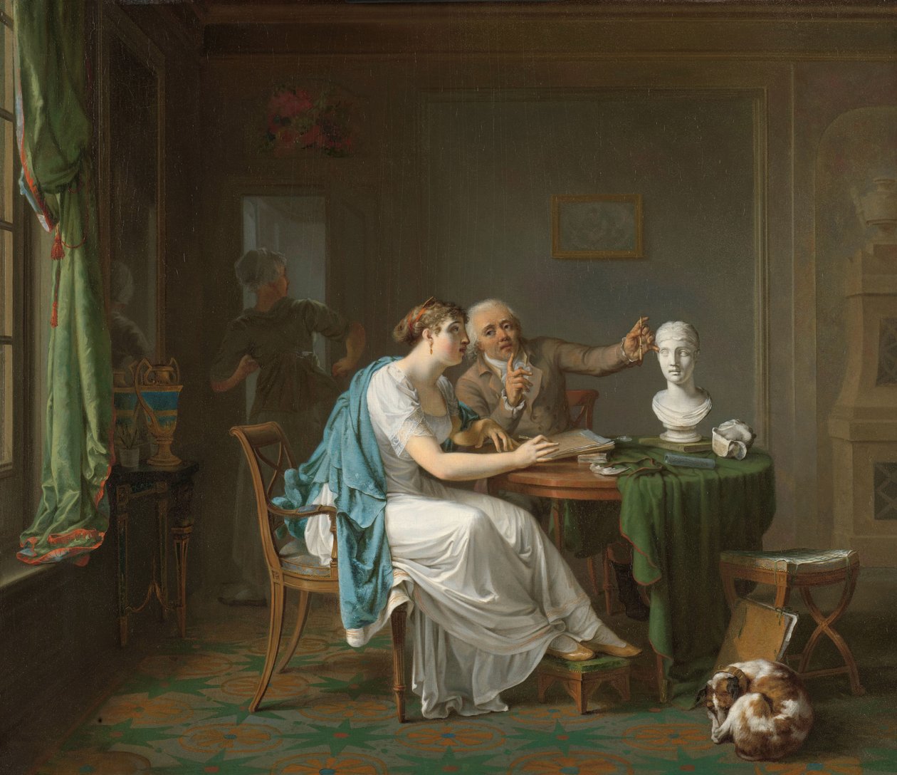 Tegneundervisningen tegnetimen af Louis Moritz